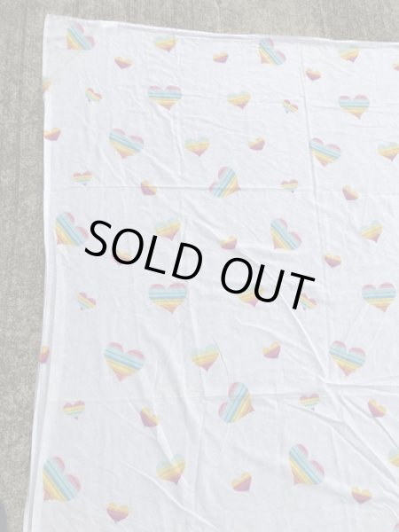 ケアベアのハートのヴィンテージツインフラットシーツ