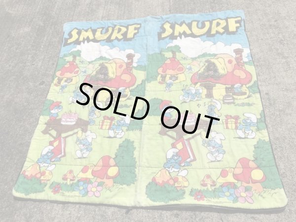 Wallace Berrie社製のスマーフの80’sヴィンテージスリーピングバッグ