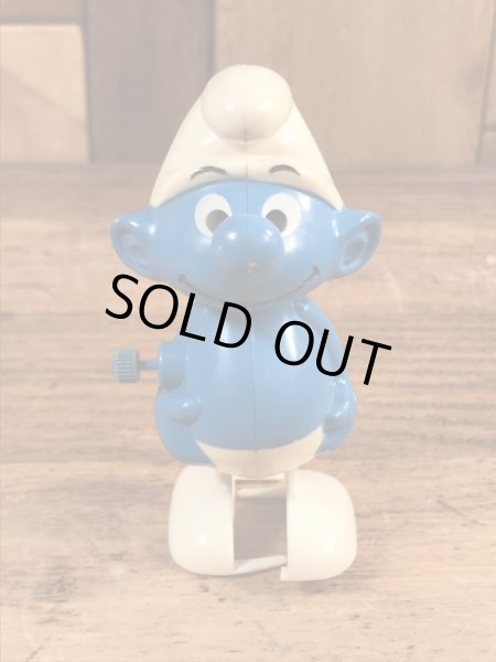 Wallace Berrie社製のスマーフの80’sヴィンテージワインドアップトイ