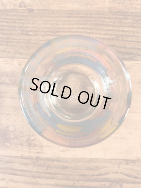 アンカーホッキング社製のポップルズの80年代ビンテージガラスコップ