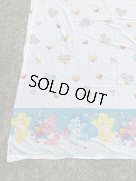 ケアベアのハートのヴィンテージツインフラットシーツ