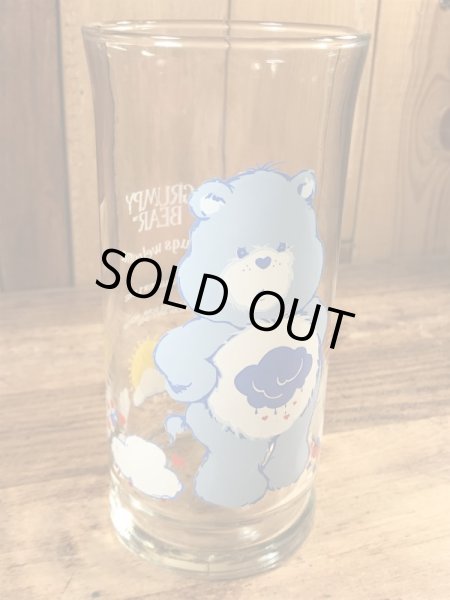 ピザハットから配布されたケアベアの80年代ビンテージグラス