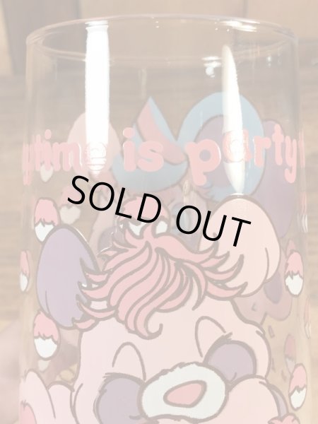 アンカーホッキング社製のポップルズの80年代ビンテージガラスコップ