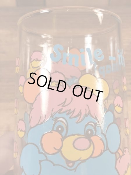 アンカーホッキング社製のポップルズの80年代ビンテージガラスコップ