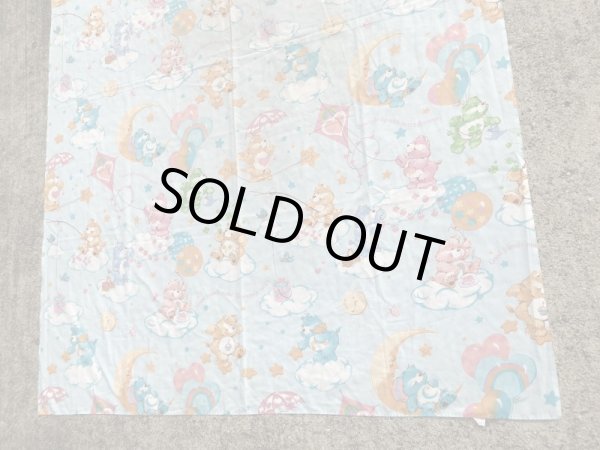 Care Bearsたちが描かれた80’sヴィンテージツインフラットシーツ