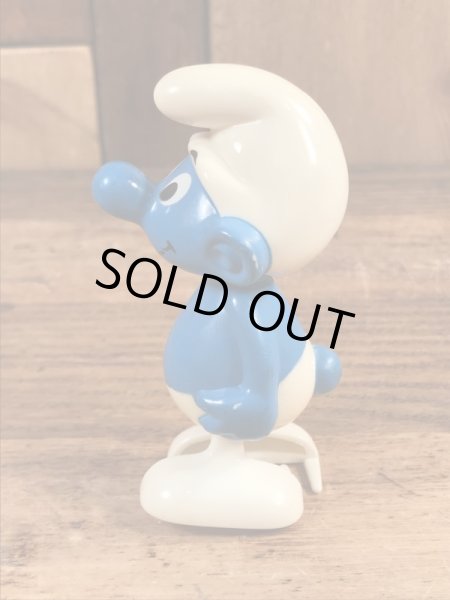 Wallace Berrie社製のスマーフの80’sヴィンテージワインドアップトイ