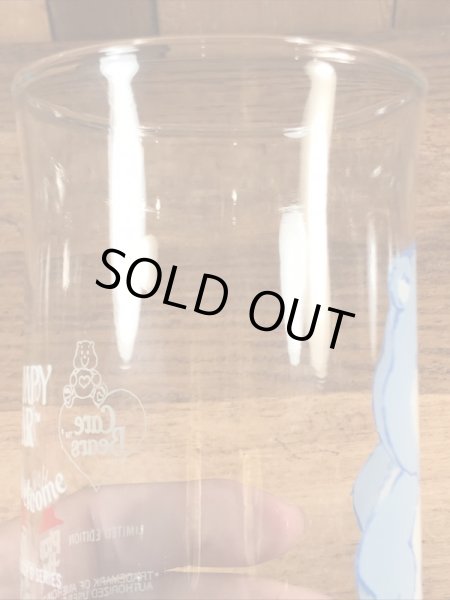 ピザハットから配布されたケアベアの80年代ビンテージグラス