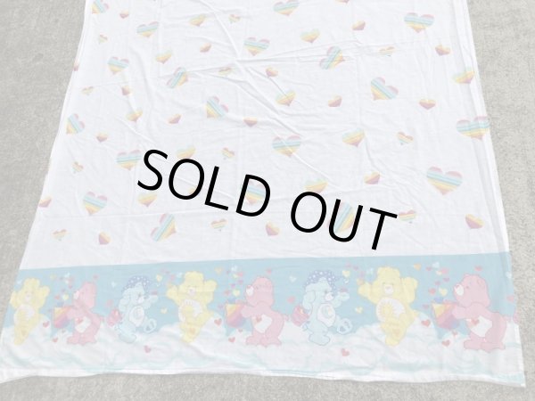 ケアベアのハートのヴィンテージツインフラットシーツ