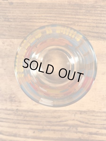 アンカーホッキング社製のポップルズの80年代ビンテージガラスコップ