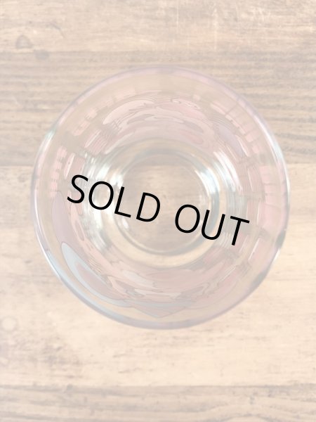 アンカーホッキング社製のポップルズの80年代ビンテージガラスコップ