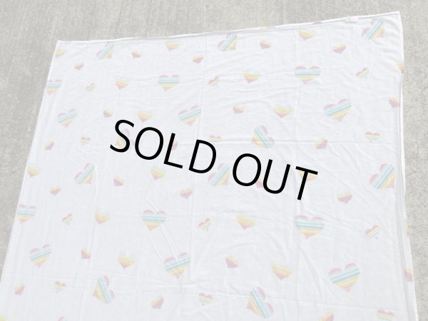 ケアベアのハートのヴィンテージツインフラットシーツ