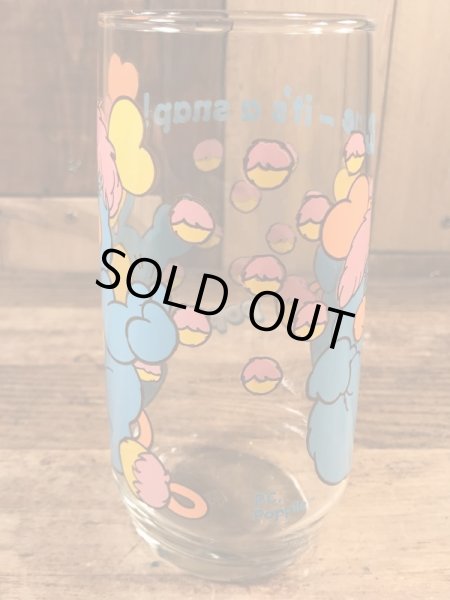 ポップルズの“P.C. Popple”の80’sヴィンテージグラスタンブラー