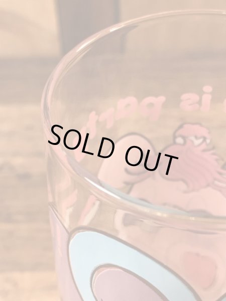 アンカーホッキング社製のポップルズの80年代ビンテージガラスコップ