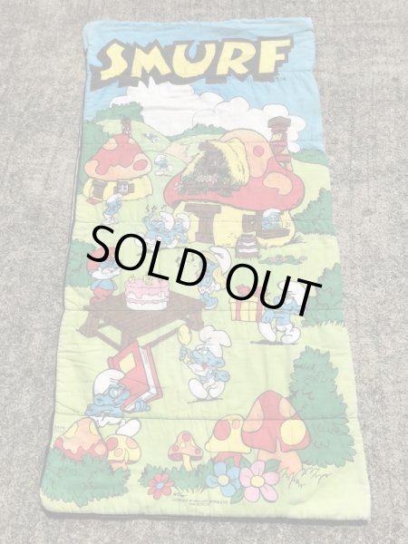 Wallace Berrie社製のスマーフの80年代ビンテージ寝袋