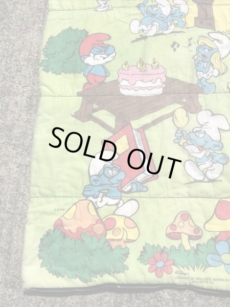 Wallace Berrie社製のスマーフの80’sヴィンテージスリーピングバッグ