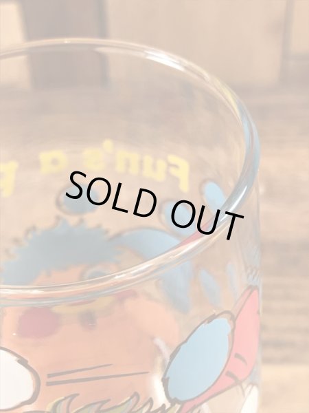 ポップルズの“Puzzle Popple”の80’sヴィンテージグラスタンブラー