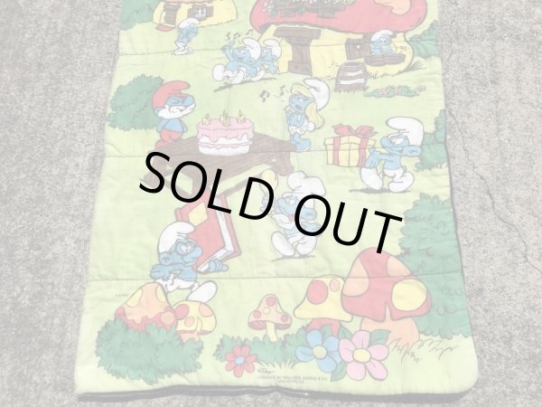 Wallace Berrie社製のスマーフの80年代ビンテージ寝袋