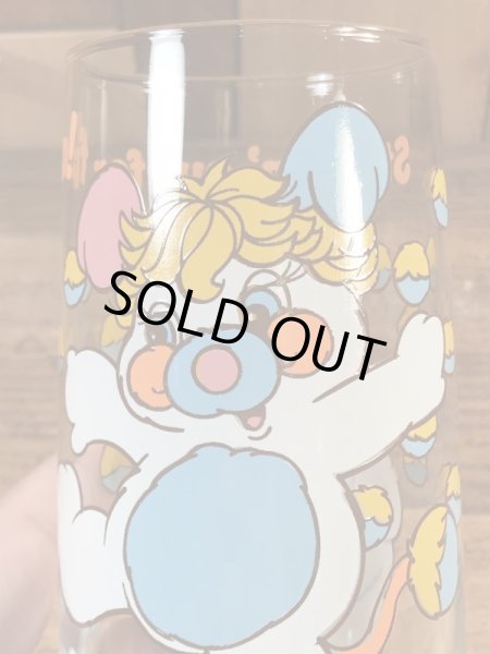 アンカーホッキング社製のポップルズの80年代ビンテージガラスコップ