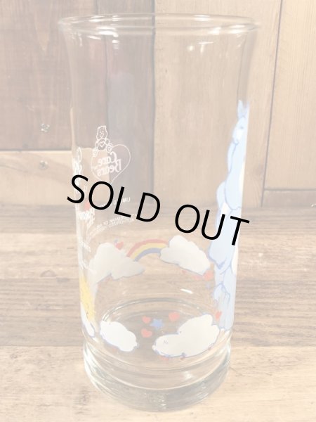 ピザハットから配布されたケアベアの80年代ビンテージグラス