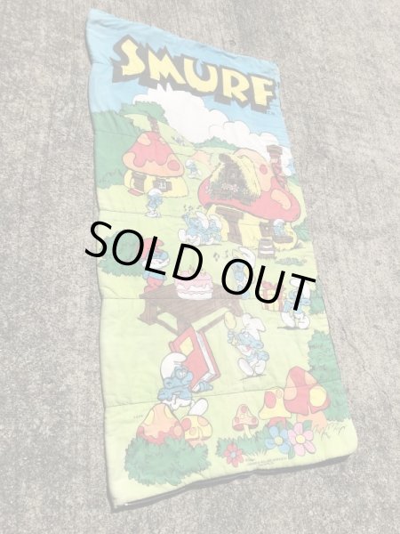 Wallace Berrie社製のスマーフの80年代ビンテージ寝袋