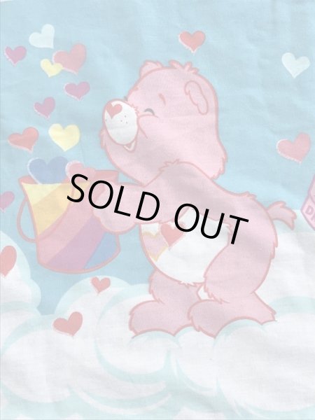 ケアベアのハートのヴィンテージツインフラットシーツ