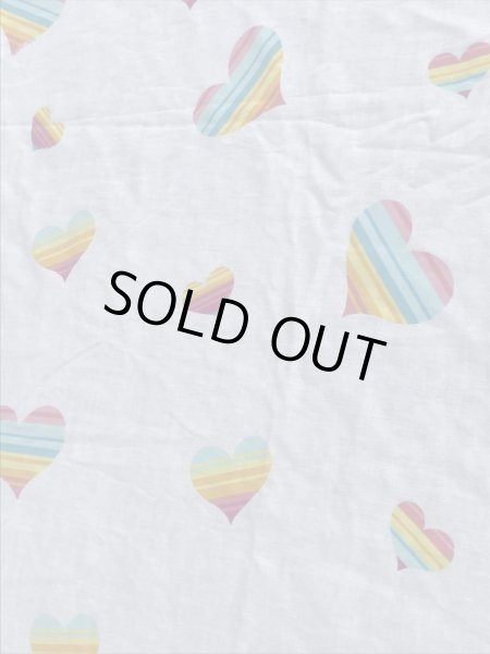 ケアベアのハートのビンテージフラットシーツ