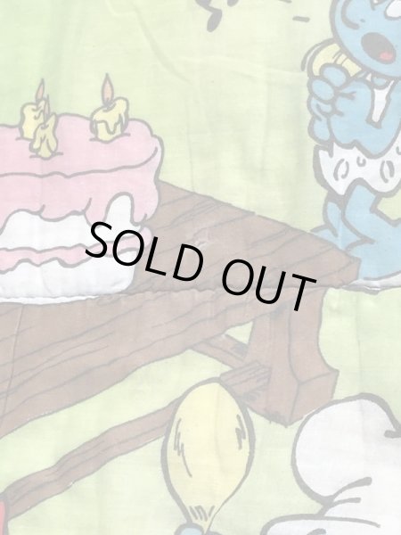 Wallace Berrie社製のスマーフの80年代ビンテージ寝袋