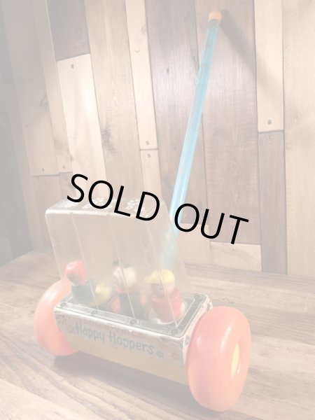 Fisher Price社製のリトルピープルの60’sヴィンテージプルトイ