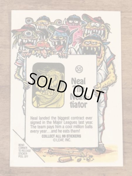 LEAF社製のBaseball Awesome All Starsの80’sヴィンテージステッカーカード