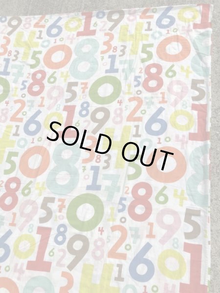 色々な数字のビンテージフラットシーツ