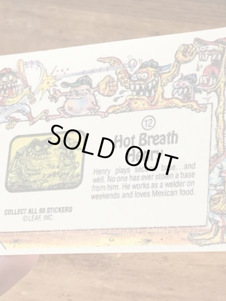 LEAF社製のBaseball Awesome All Starsの80’sヴィンテージステッカーカード