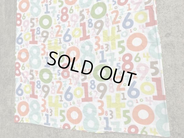 色々な数字のビンテージフラットシーツ