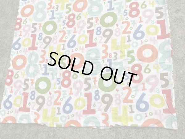 色々な数字のビンテージフラットシーツ