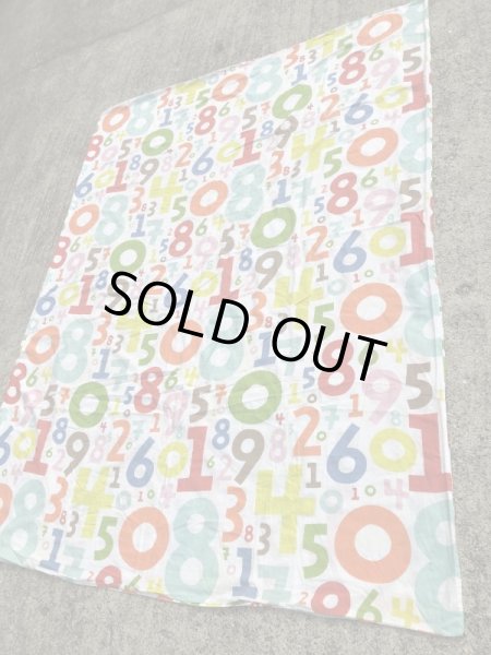 色々な数字のビンテージフラットシーツ