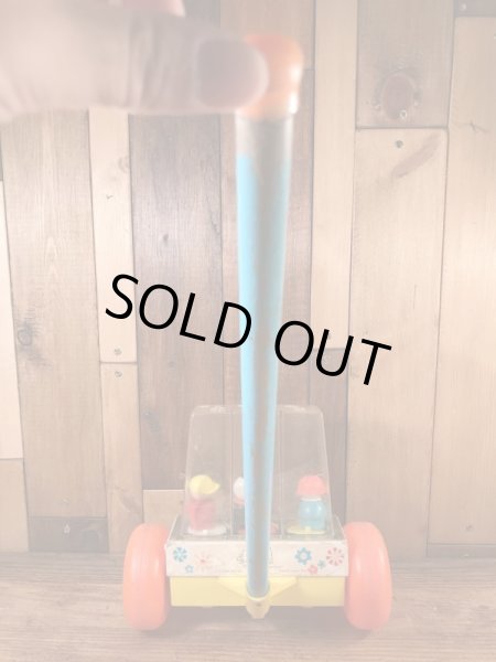 Fisher Price社製のリトルピープルの60’sヴィンテージプルトイ