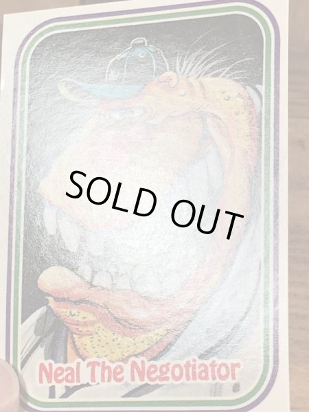 LEAF社製のベースボールモンスターの80年代ビンテージシールカード