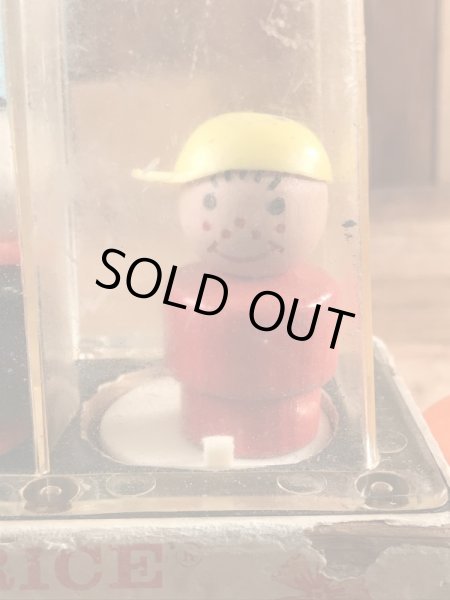 Fisher Price社製のリトルピープルの60’sヴィンテージプルトイ