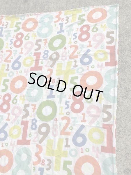 色々な数字のビンテージフラットシーツ