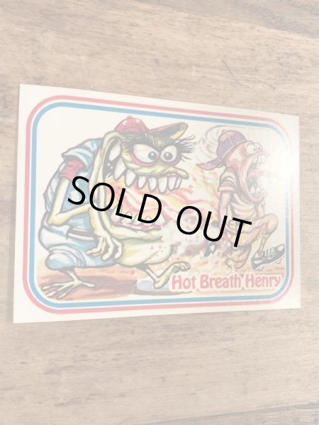 LEAF社製のベースボールモンスターの80年代ビンテージシールカード