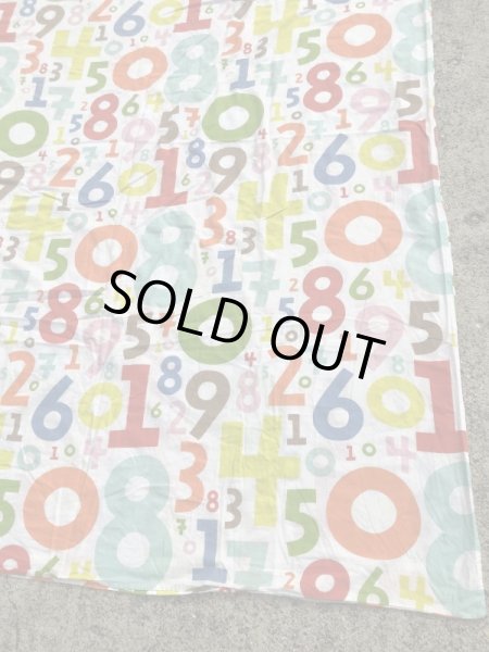 色々な数字のビンテージフラットシーツ