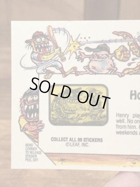 LEAF社製のBaseball Awesome All Starsの80’sヴィンテージステッカーカード