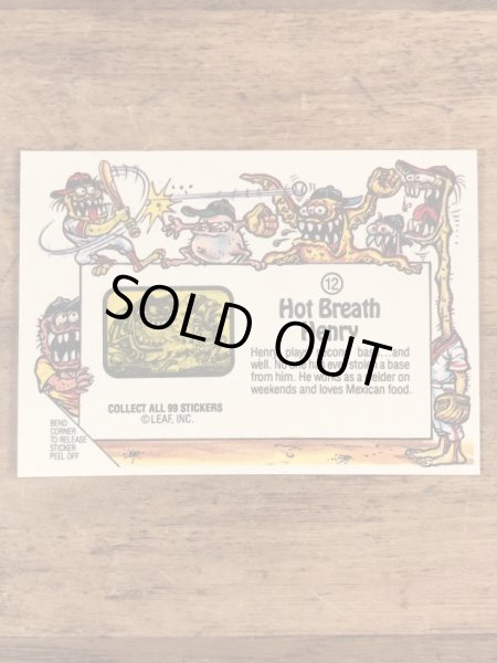 LEAF社製のBaseball Awesome All Starsの80’sヴィンテージステッカーカード