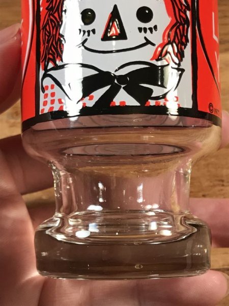 Bobbs-Merrill社製のラガディアン＆アンディの70’sヴィンテージミニグラス