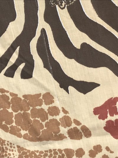 画像3: Camouflage Animal Queen Flat Sheet　アニマル柄　ビンテージ　フラットシーツ　70年代