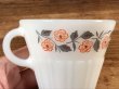 ターモクリサの花柄の70〜80年代ビンテージマグカップ
