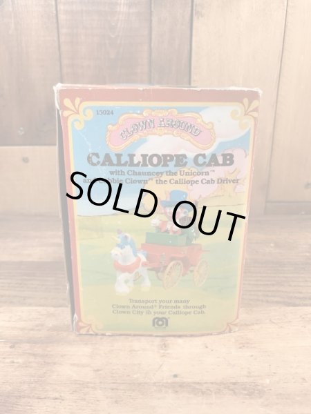 クラウンアラウンドの馬車の80年代ビンテージPVCフィギュア