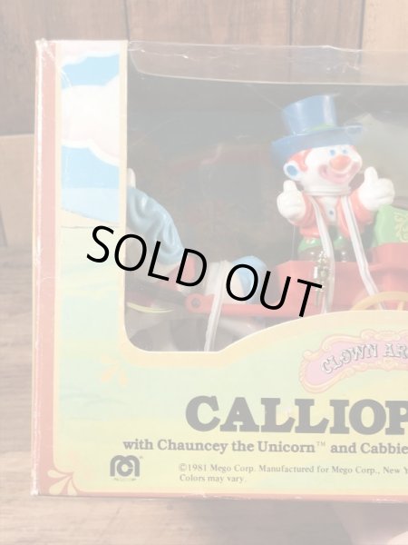 クラウンアラウンドの馬車の80年代ビンテージPVCフィギュア