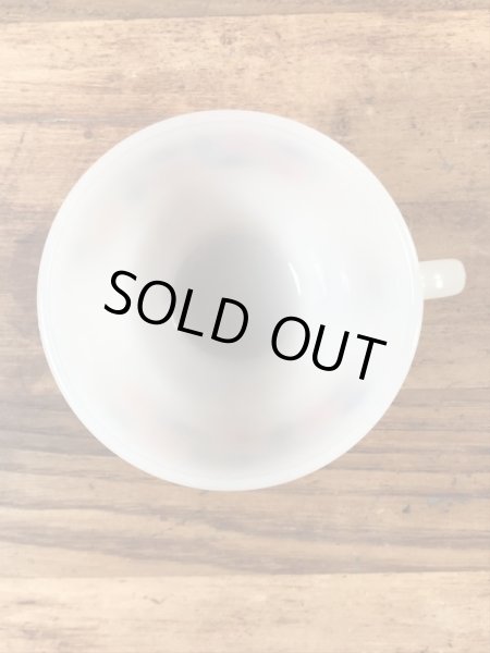 ターモクリサの花柄の70〜80年代ビンテージマグカップ