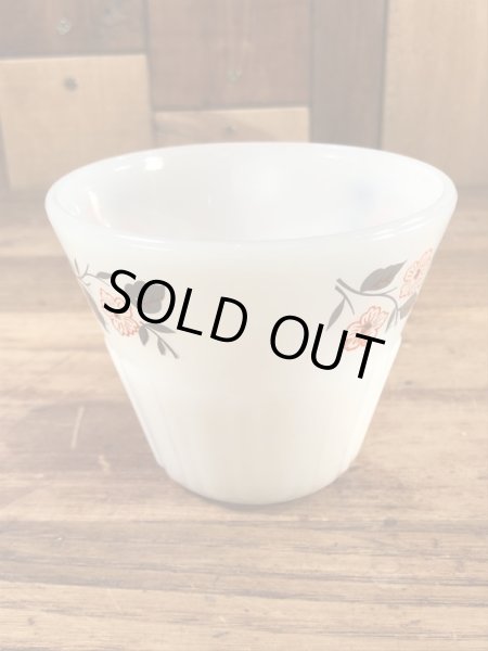 ターモクリサの花柄の70〜80年代ビンテージマグカップ