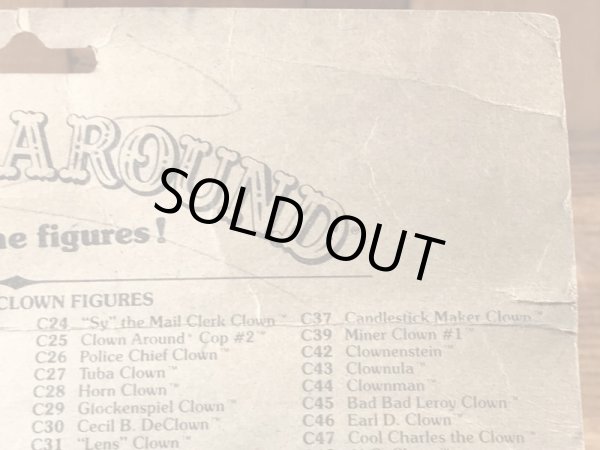 Clown Aroundの3体セットの80’sヴィンテージPVCフィギュア